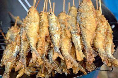 Çok kızarmış balık stok görüntü