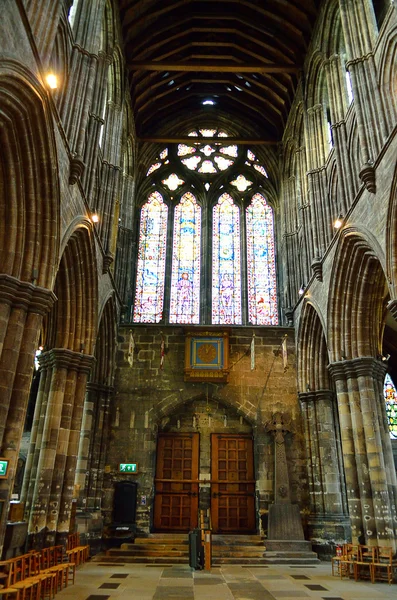 Glasgower kathedrale aka high kirk of glasgow oder st kentigern oder st mungo — Stockfoto