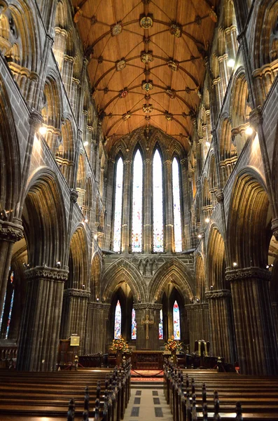 Catedral de Glasgow también conocida como High Kirk de Glasgow o St Kentigern o St Mungo — Foto de Stock