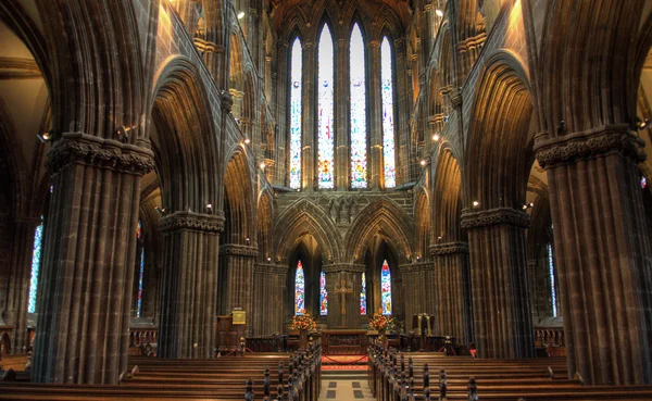 Кафедральный собор Глазго или Верховный Кирк Глазго, или Сент-Кентигерн, или Сент-Мунго — стоковое фото