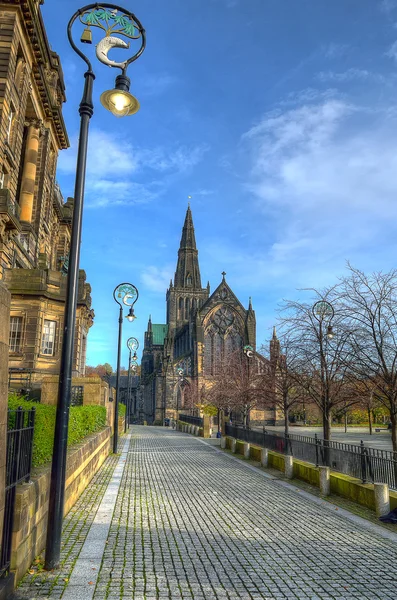 Glasgower kathedrale aka high kirk of glasgow oder st kentigern oder st mungo — Stockfoto