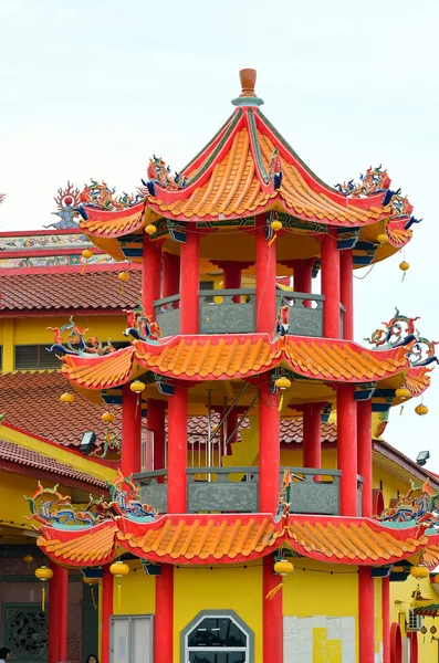 Templo chinês em Sekinchan, Malásia — Fotografia de Stock