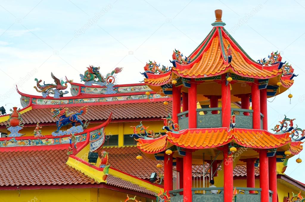 Chinese Temple in Sekinchan, Malaysia