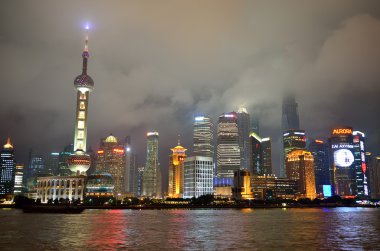 Stok görüntü Shanghai Skyline, Çin
