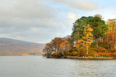 Loch Lomond, İskoçya'nın stok görüntü