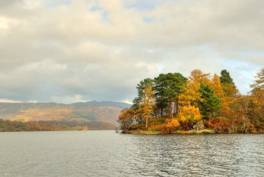 Loch Lomond, İskoçya'nın stok görüntü