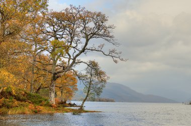 Loch Lomond, İskoçya'nın stok görüntü