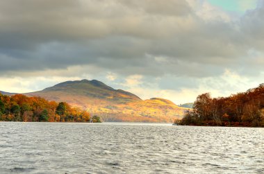 Loch Lomond, İskoçya'nın stok görüntü