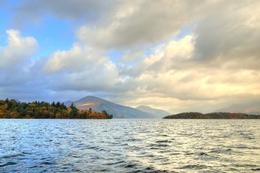 Loch Lomond, İskoçya'nın stok görüntü