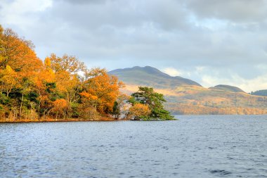 Loch Lomond, İskoçya'nın stok görüntü