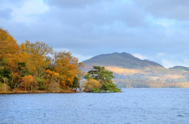 Loch Lomond, İskoçya'nın stok görüntü