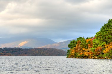 Loch Lomond, İskoçya'nın stok görüntü