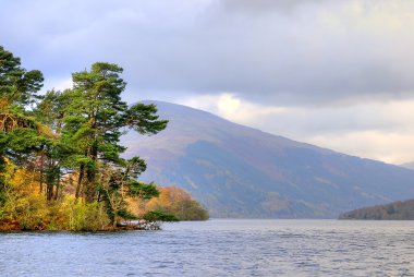 Loch Lomond, İskoçya'nın stok görüntü