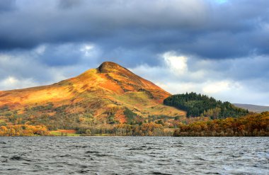 Loch Lomond, İskoçya'nın stok görüntü