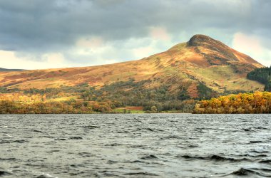 Loch Lomond, İskoçya'nın stok görüntü