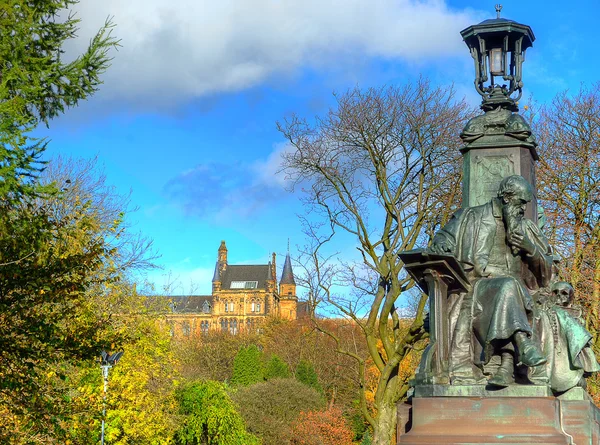 The Kelvingrove art gallery and museum, Glasgow, Scotland — Stock Photo, Image