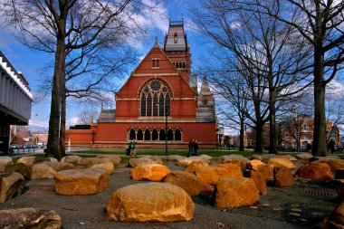 Harvard Square, ABD stok görüntü