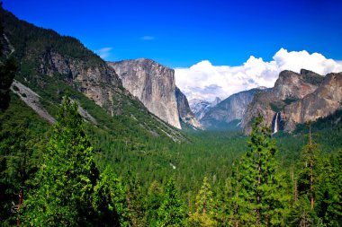 Tünel görünümü, Yosemite Milli Parkı