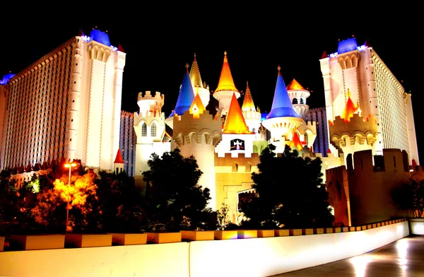 Escena nocturna de Las Vegas, Estados Unidos — Foto de Stock