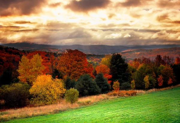 Fall foliage at Vermont, USA — Stock Photo, Image