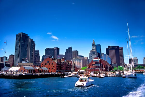 Boston skyline, Estados Unidos — Foto de Stock