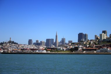 San Francisco silueti stok görüntü