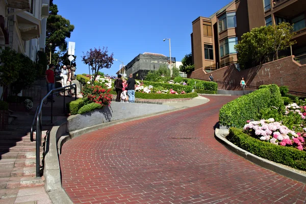 Lombard street, Σαν Φρανσίσκο — Φωτογραφία Αρχείου