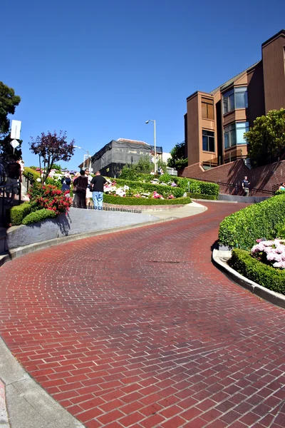 Lombard street, Σαν Φρανσίσκο — Φωτογραφία Αρχείου