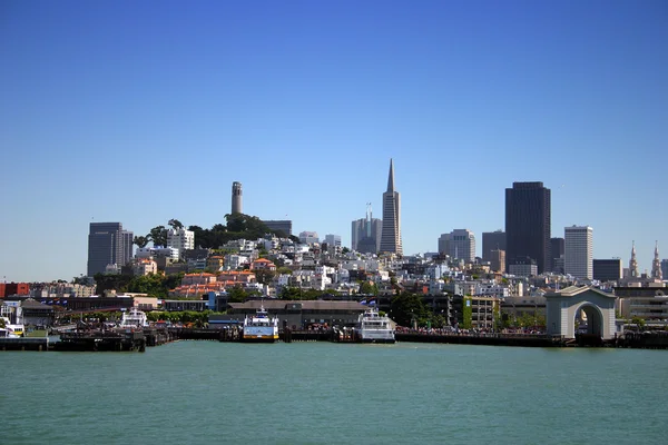 San Francisco silueti stok görüntü — Stok fotoğraf