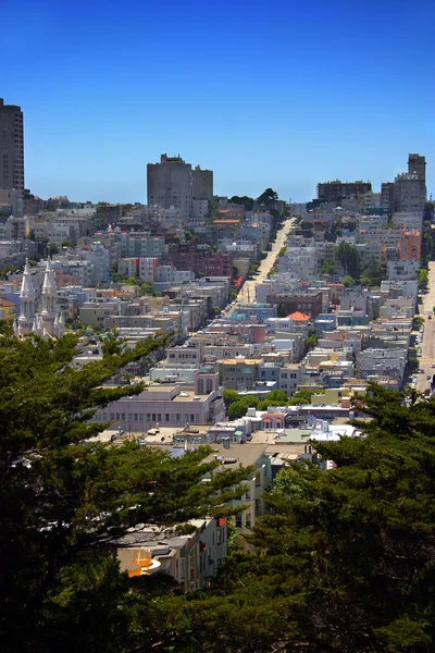 Skyline fra San Francisco – stockfoto