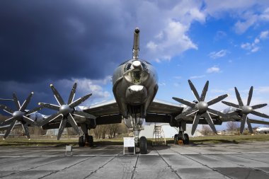 Tupolev Tu-142M3  Bear aircraft clipart