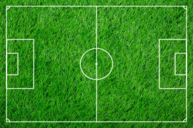  Dokulu çim futbol çizgi