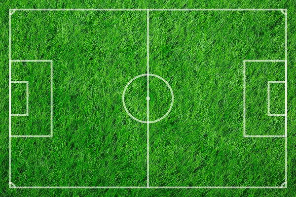 Texturizado línea de fútbol hierba — Foto de Stock