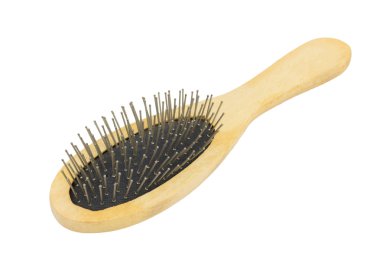 Saç fırçası izole