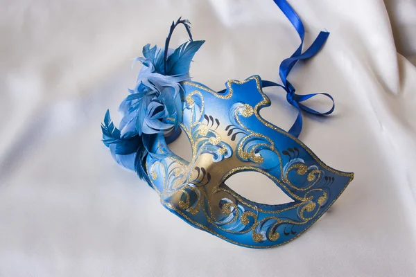 Blå venetiansk mask — Stockfoto