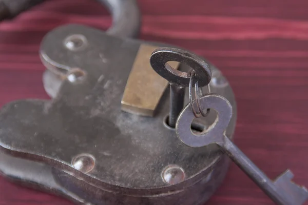Vintage kilit ve anahtarları