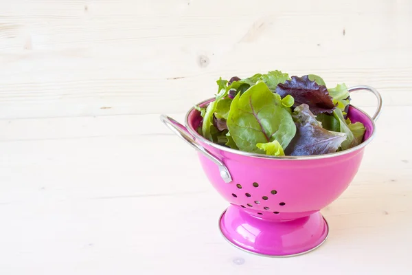 Verdes de salada frescos — Fotografia de Stock