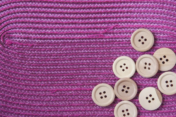 Ahşap el sanatları düğmeleri