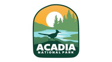 Acadia National Park with beautiful views and beautiful skies