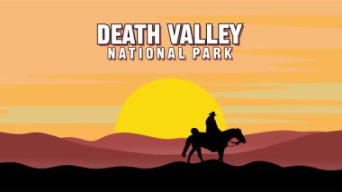 Ölüm Vadisi Milli Parkı Güzel manzaralı ve güzel gökyüzü