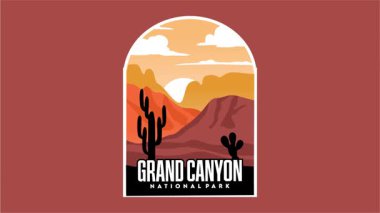 Grand Canyon Ulusal Parkı 'nın güzel manzarası