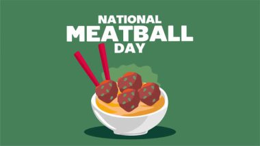 Lezzetli köfteli Ulusal Köfte Günü