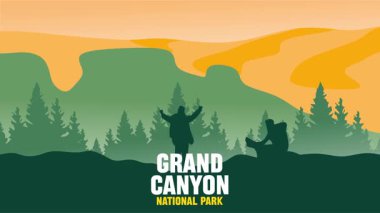 Grand Canyon Ulusal Parkı 'nın güzel manzarası