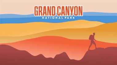 Grand Canyon Ulusal Parkı 'nın güzel manzarası