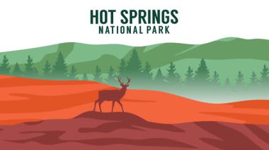 Hot Springs Ulusal Parkı Gökyüzü ve doğa manzaralı