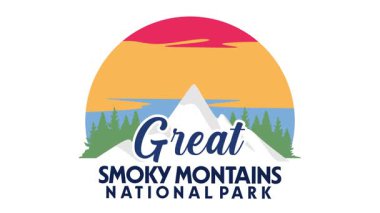 Güzel dağ ve doğal manzaralı Büyük Smoky Dağları Ulusal Parkı