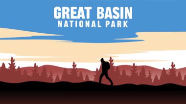 Great Basin Ulusal Parkı 'nın güzel manzarası