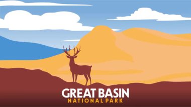 Great Basin Ulusal Parkı 'nın güzel manzarası