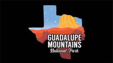 Guadalupe Dağları Milli Parkı 'nın güzel manzarası