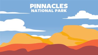 Ulusal Park 'ta güzel doğal manzara ve gökyüzü